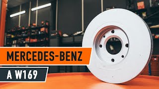 Remplacer Plaquette de frein avant et arrière MERCEDES-BENZ A-CLASS (W169) : vidéo gratuit