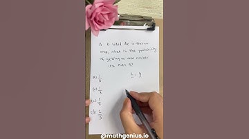 Can you find the probability in this scenario? | Learn maths with me