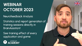 brainboost Webinar OCT 2023 - Neurofeedback Training effect, Statistics & Reports