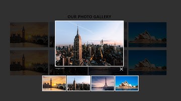 How To Create Image Gallery In HTML, CSS and Javascript | Lightbox Gallery