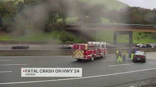 Deadly crash closes traffic on Highway 24 Friday morning