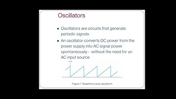 Introduction to Oscillators (Analog Circuits)