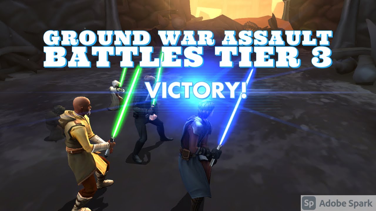 Ground War Assault Battles Challenge Tier 3! Victory With 3 Stars