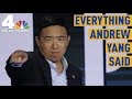 Everything Andrew Yang Said at the Democratic Debate in Miami | NBC New York