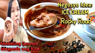 Murang Negosyo Idea sa Halagang 500: HOMEMADE ICE CREAM ROCKY ROAD FLAVOR