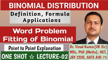Binomial Distribution Problems | Fitting of Binomial | binomial distribution engineering mathematics