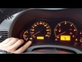 Toyota Avensis T25 Ölintervallanzeige (Oil maint reqd) Serviceintervall zurücksetzen