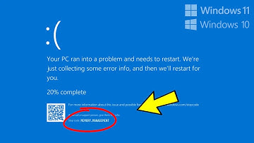 Fix Memory Management Blue Screen Error on Windows 11/10 | How To Solve MEMORY MANAGEMENT Issue 🟦 🔨
