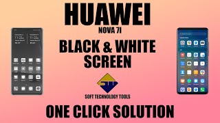 Huawei Black and White Screen Solution | All Models | One Setting Fix | Soft Technology Tools screenshot 3
