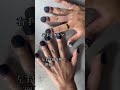 バチ指ネイル　clubbing finger nail polish #バチ指