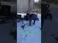 It’s exhausting work but someone’s gotta do it! #c10 #exhaust #snow