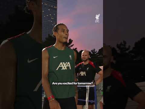 Van Dijk greets LFC's Under-16s 🤝 Van Dijk greets LFC's Under-16s 🤝 Thumbnail