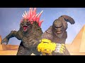 Godzilla X Kong The New Empire PART 2 Stop Motion Battle 