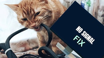 How to FIX No Signal / No Display  - Monitor / PC  Troubleshooting