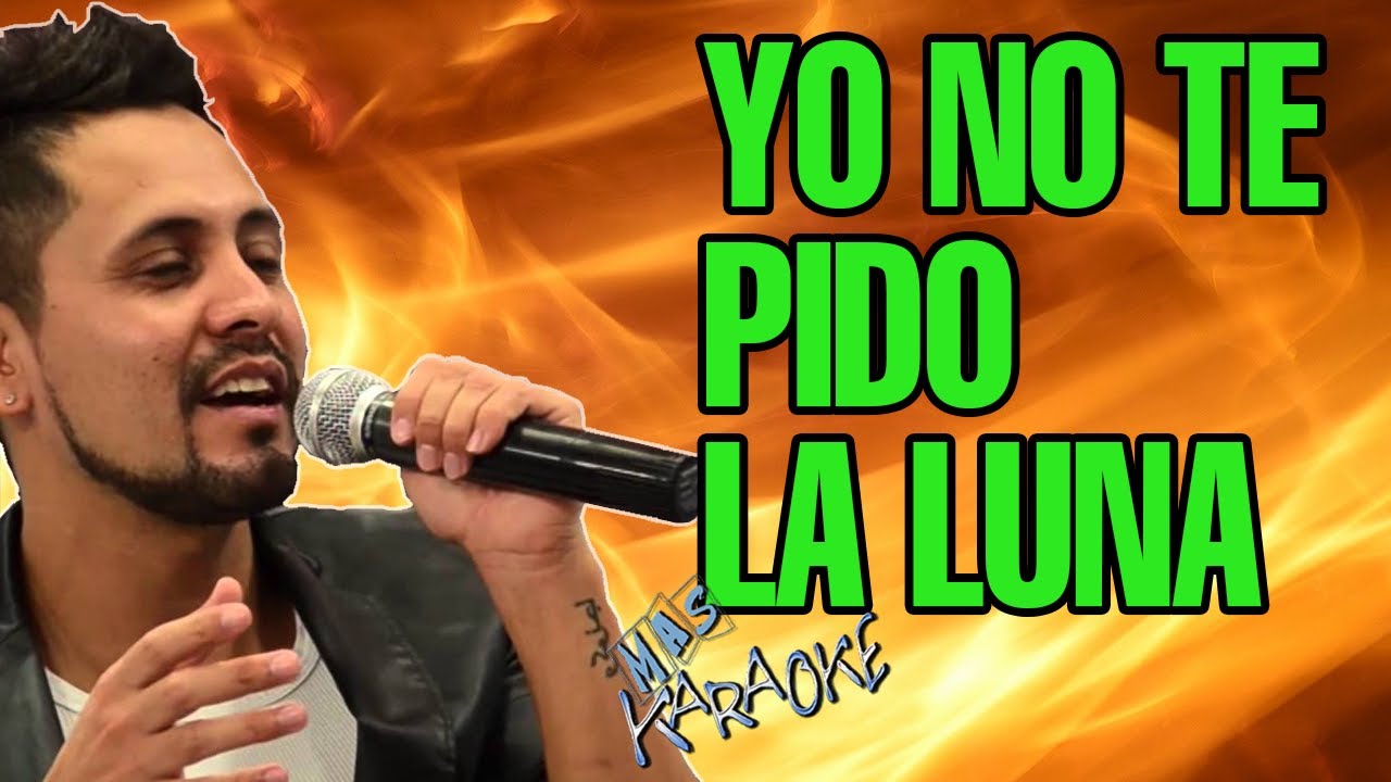 🎤 la konga – YO NO TE PIDO LA LUNA | karaoke con letra