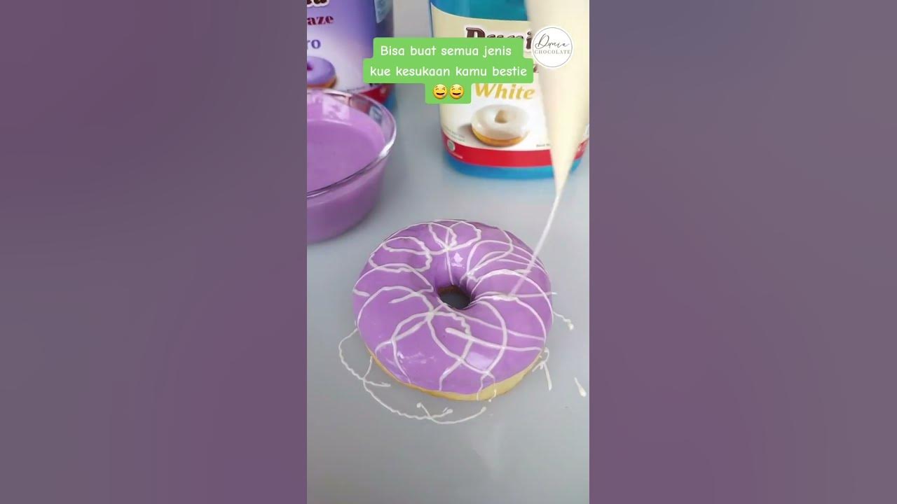 Cara menghias donat dengan glaze Cara menghias donat dengan glaze
