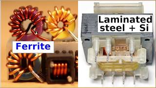 Howto repair switch mode power supplies #5: Magnetic core materials, ferrite vs steel