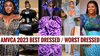 AMVCA 2023 LOOKS FROM THE AWARD NIGHT. AFRICA MAGIC VIEWERS CHOICE AWARDS 9 RED CARPET #nollywood