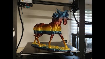 Unicorn 3d Print Timelapse