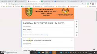 Cara Jana Laporan Secara Automatik Menggunakan Google Form