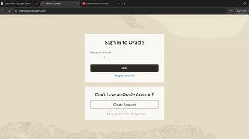 How To Create a Oracle Learn Account