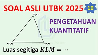 UTBK 2025: Luas segitiga KLM sama dengan ...