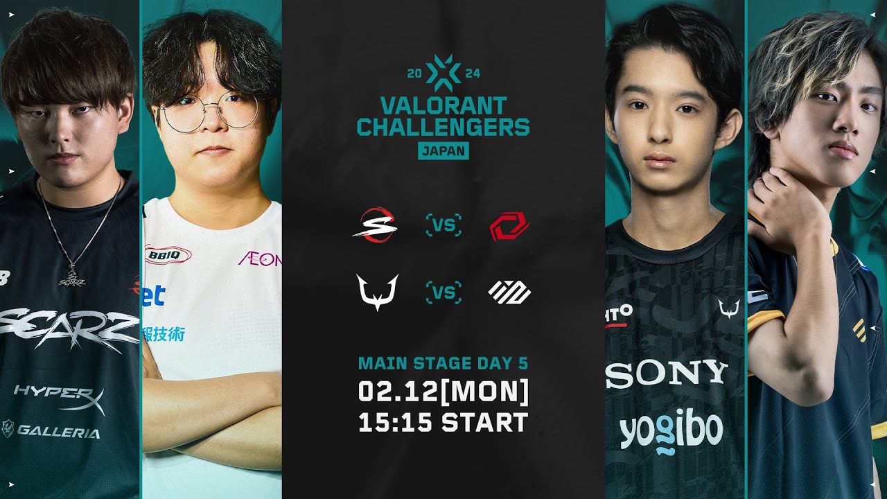 VALORANT Challengers Japan 2024 Split 1 Main Stage Day 5 YouTube