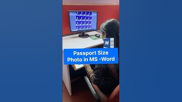Passport Size Photo in MS - Word #excelwalesir #mswordtricks #ytshorts #exceltraining #computertips