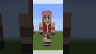 Minecraft How to Make Sakura Statue 🌸 |
