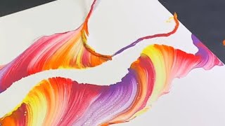 BRILLIANT Rainbow Color STRING PULLING TECHNIQUE for Beginners! Link in COMMUNITY!!