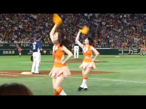 20180609 3回終了後のジャイアンツビーナスのパフォーマンス【東京ドーム】