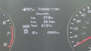 Kia Stinger Check Engine Light Update