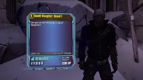 Borderlands 2 Side Mission: Bandit Slaughter Round 1