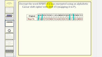 Cryptograph: Substitution Cipher (Caesar Cipher)