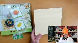 Unboxing the wooden geoboard