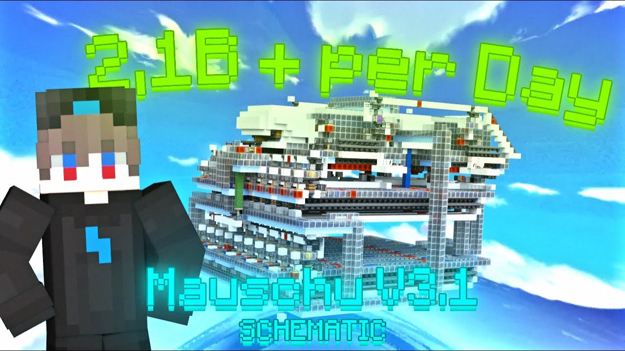 Mauschu V3.1 THE BEST DONUTSMP FARM EVER