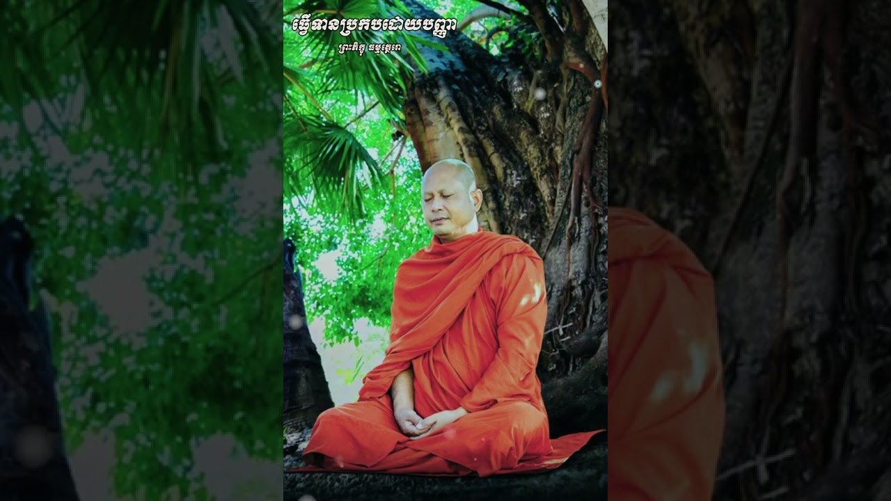 ធ្វើទានប្រកបដោយបញ្ញា ធម្មីកថាដោយព្រះសាសនមុនី មហាកម្មដ្ឋានាចរិយ ហ៊ឹម ប៊ុនធឿន ធម្មត្ថេរោ