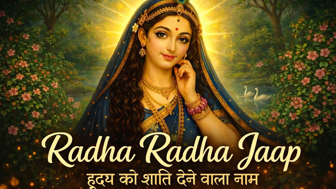 ❤️New Divine Radha Radha Jaap | Krishna Bhakti Bhajan | हृदय को शांति देने वाला नाम | Spiritual❤️ | 