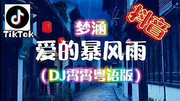 网红舞蹈 最火抖音TikTok《爱的暴风雨》梦涵 | DJ霄霄粤语版 | 動態歌詞 洗脑歌《Storm of Love》Lyrics Video Dance Song | Lagu Cantonese