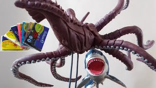 Megalodon Vs Kraken With Clayplastilina.