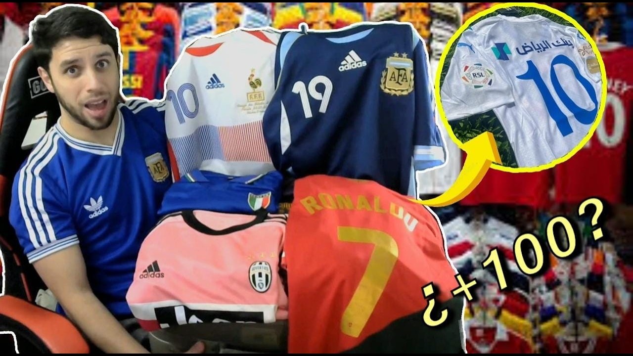 TODAS mis camisetas de futbol ¿CUANTAS SON?