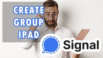 How to Create a Group on Signal for iPad
