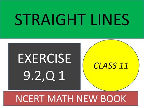 class 11,ex,9.2,q1,Straight Lines