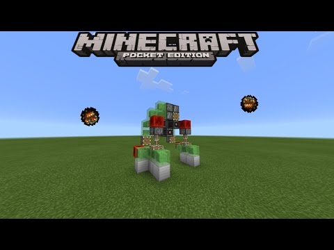 WALKING ROBOT in MCPE!!! - 1.1+ Redstone Creation 