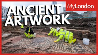Roman mosaic uncovered just a stone's throw from the Shard