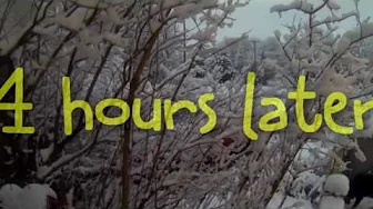 Vlog Dec 5th Pre sunrise walk in new fallen snow!
