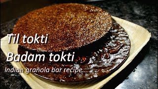 Til R Badam Toktichakpatalihealthy,Tasty Sesame & Peanut Bars