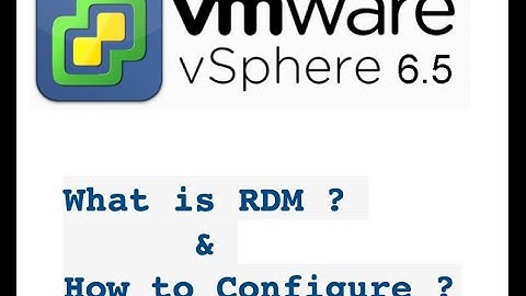 What is RDM in VMware ? How to configure RDM in Hindi Step by Step