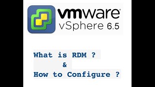 What is RDM in VMware ? How to configure RDM in Hindi Step by Step