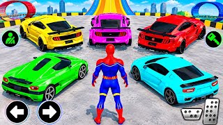 Superhero Cars and Bikes Stunt Driving Game - Mega Ramps Vehicles Racing Track | Android Gameplay #2 screenshot 2